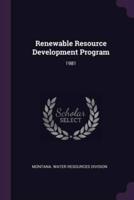Renewable Resource Development Program