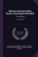 Montana Energy Policy Study