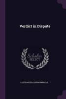 Verdict in Dispute