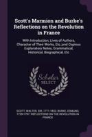 Scott's Marmion and Burke's Reflections on the Revolution in France