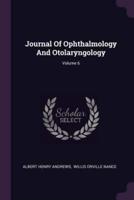 Journal Of Ophthalmology And Otolaryngology; Volume 6