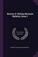 Bernice P. Bishop Museum Bulletin, Issue 1
