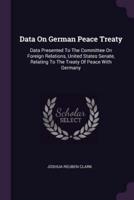 Data On German Peace Treaty