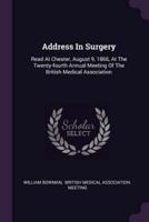 Address in Surgery