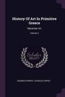 History Of Art In Primitive Greece