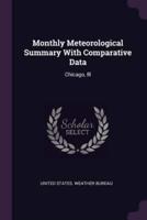 Monthly Meteorological Summary With Comparative Data