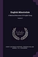 English Minstrelsie