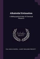 Alkaloidal Estimation