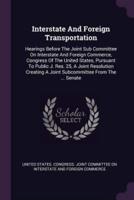 Interstate And Foreign Transportation