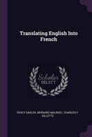 Translating English Into French