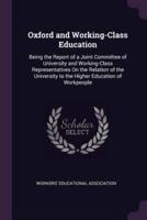 Oxford and Working-Class Education