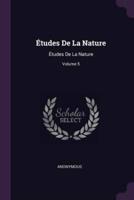 Études De La Nature