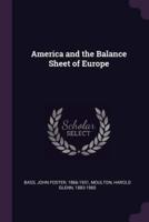 America and the Balance Sheet of Europe