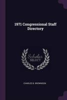 1971 Congressional Staff Directory