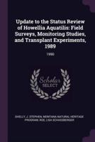 Update to the Status Review of Howellia Aquatilis