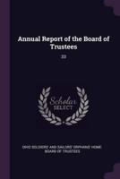 Annual Report of the Board of Trustees