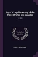 Boyer's Legal Directory of the United States and Canadas