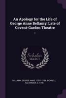 An Apology for the Life of George Anne Bellamy