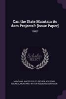 Can the State Maintain Its Dam Projects?