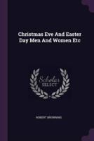 Christmas Eve And Easter Day Men And Women Etc