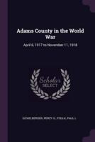 Adams County in the World War