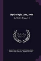Hydrologic Data, 1964