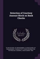 Detection of Courtesy Amount Block on Bank Checks