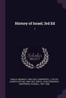 History of Israel; 3rd Ed