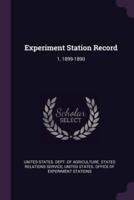 Experiment Station Record