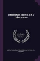 Information Flow in R & D Laboratories