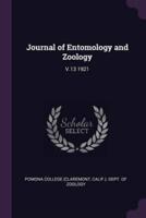 Journal of Entomology and Zoology