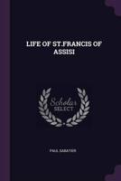 Life of St.Francis of Assisi