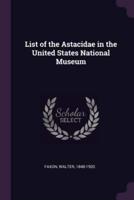 List of the Astacidae in the United States National Museum