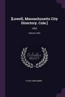 [Lowell, Massachusetts City Directory. Cole.]