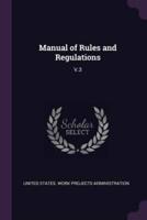 Manual of Rules and Regulations