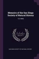 Memoirs of the San Diego Society of Natural History