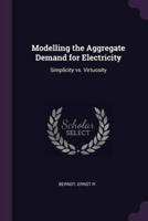 Modelling the Aggregate Demand for Electricity