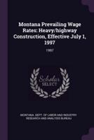 Montana Prevailing Wage Rates