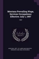 Montana Prevailing Wage, Services Occupations