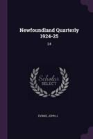 Newfoundland Quarterly 1924-25