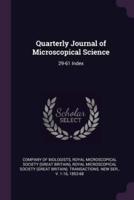 Quarterly Journal of Microscopical Science
