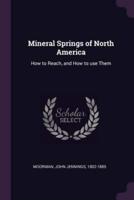 Mineral Springs of North America