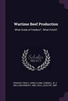 Wartime Beef Production