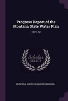 Progress Report of the Montana State Water Plan