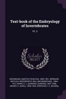 Text-Book of the Embryology of Invertebrates