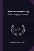 Experimental Psychology