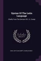 Syntax Of The Latin Language