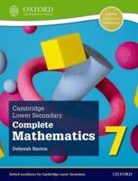 Cambridge Lower Secondary Complete Mathematics. 7 Student Book