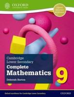 Cambridge Lower Secondary Complete Mathematics. 9 Student Book
