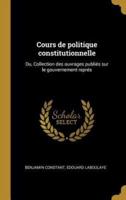 Cours De Politique Constitutionnelle